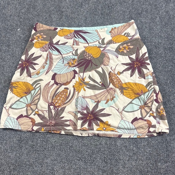 PATAGONIA Women’s Tidal Mini Skirt Tropical Floral Print size: Small - Picture 2 of 8
